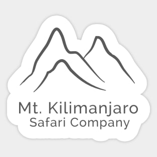 Kilimanjaro Safari Company Sticker